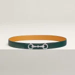 Lady Rider belt buckle & Reversible leather strap 24 mm - Image 2